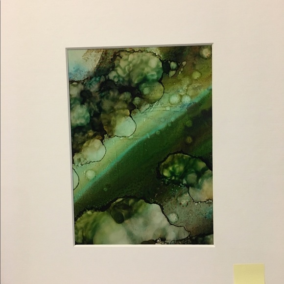Original Artwork , Alcohol Ink  matted 11” x 14” - Picture 5 of 16